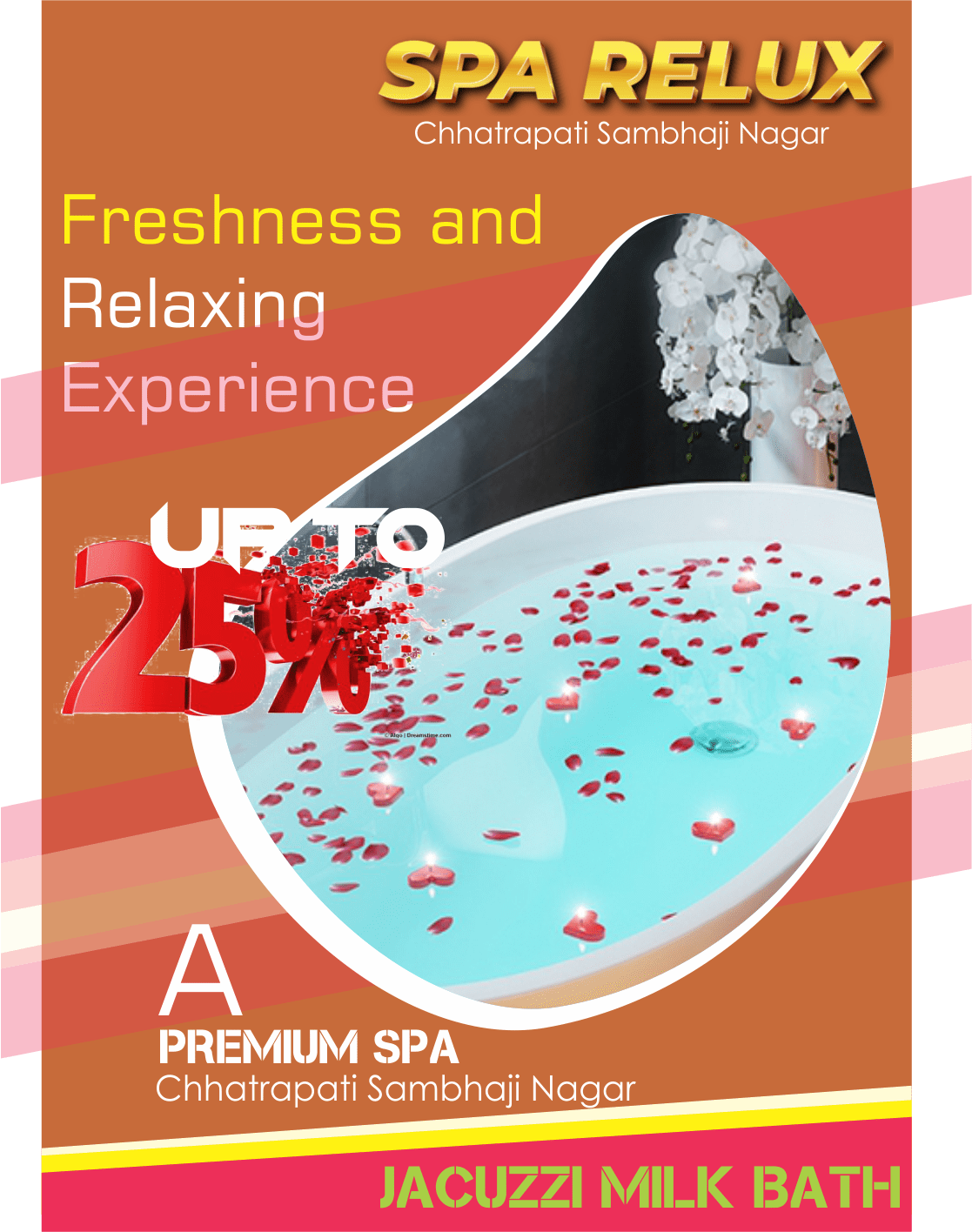 Jacuzzi Milk Bath in Jalna Road Sambhaji Nagar